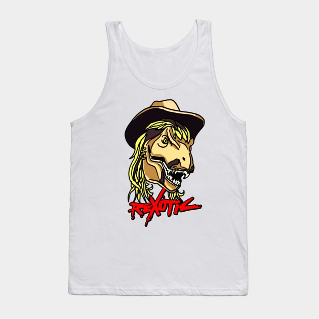 Rexotic - the Exotic Tyrannosaurus Rex! Tank Top by sketchnkustom